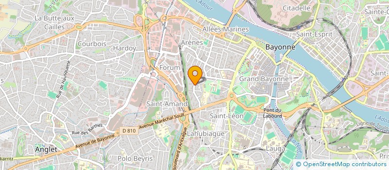 localisation de l'entreprise MONSIEUR GILLEN GAMIOCHIPI  BAYONNE