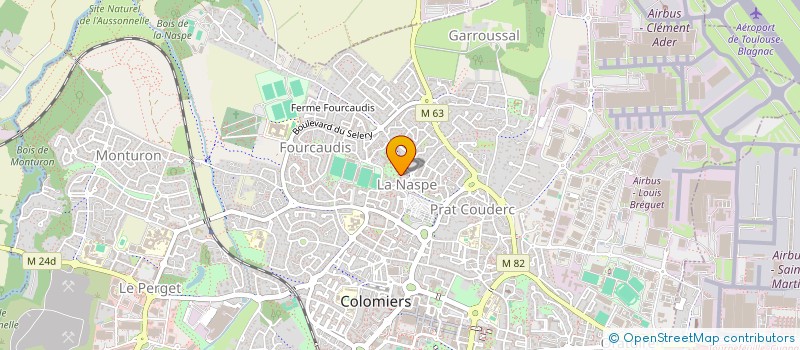 localisation de l'entreprise MONSIEUR GILLERIC LEININGER à COLOMIERS