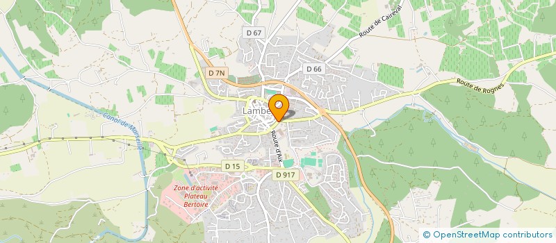 localisation de l'entreprise MONSIEUR GILLES ABATI  LAMBESC