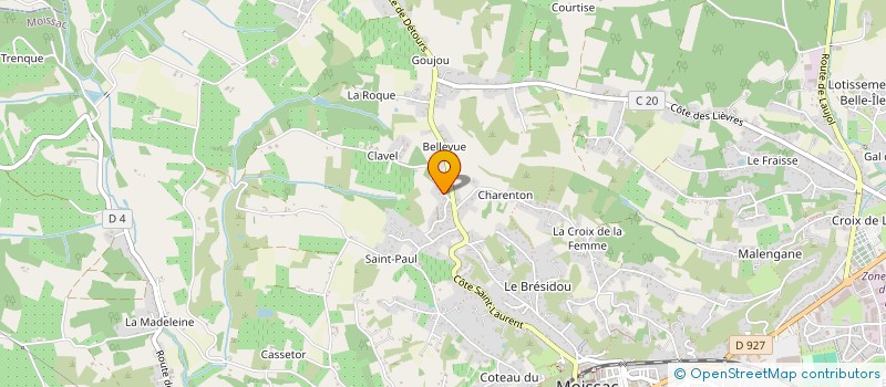 localisation de l'entreprise MONSIEUR GILLES ADGIE à MOISSAC