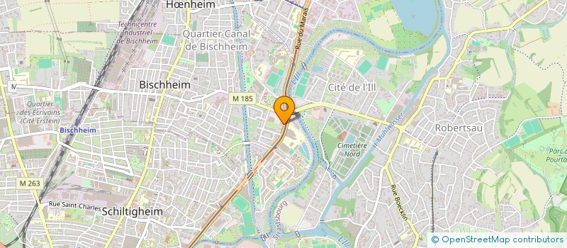 localisation de l'entreprise MONSIEUR GILLES ADNET  BISCHHEIM