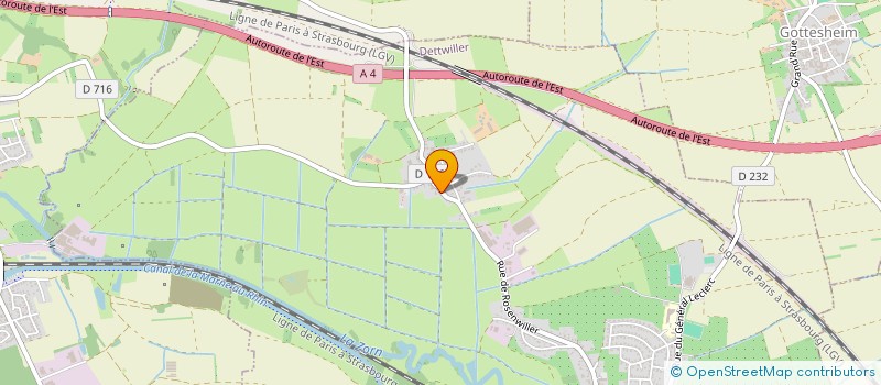 localisation de l'entreprise MONSIEUR GILLES ADORNI  GOTTESHEIM