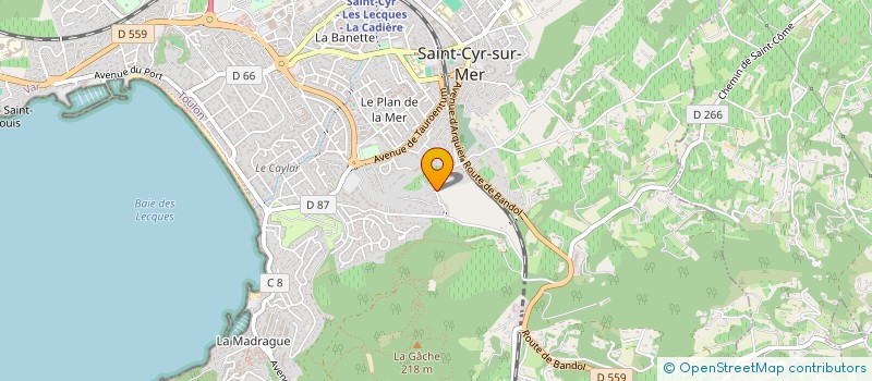 localisation de l'entreprise MONSIEUR GILLES ADRIAN à SAINT-CYR-SUR-MER