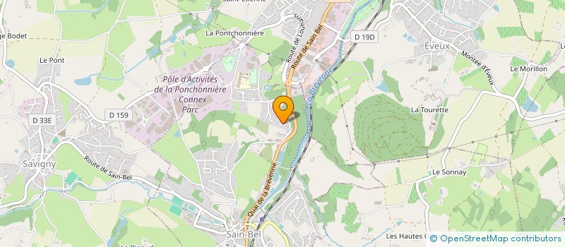 localisation de l'entreprise MONSIEUR GILLES AGRAZ  SAIN-BEL