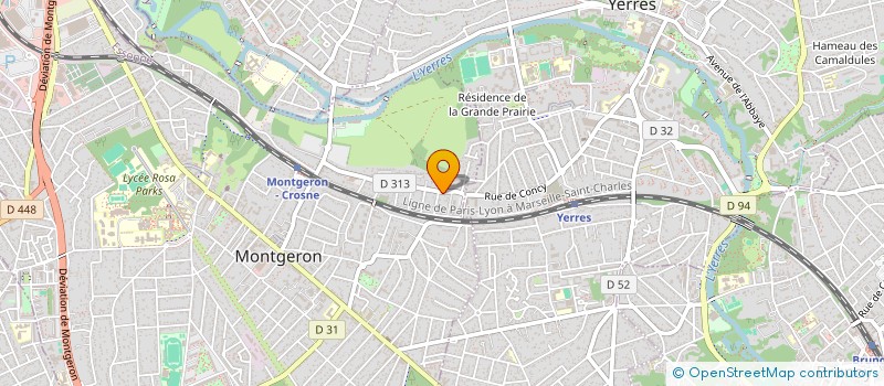 localisation de l'entreprise MONSIEUR GILLES AIRES à MONTGERON
