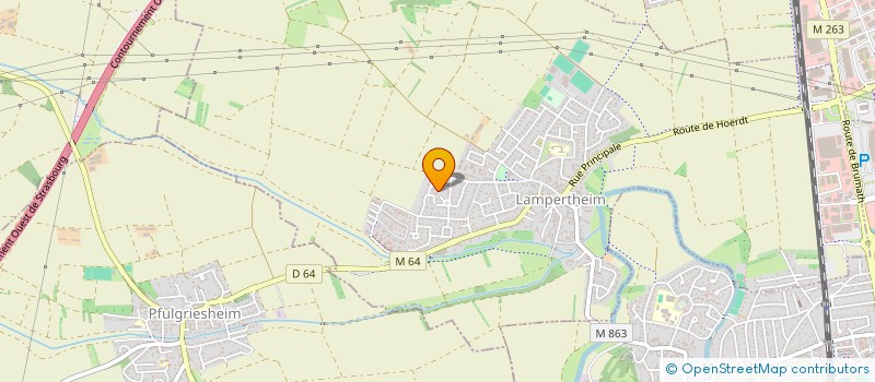 localisation de l'entreprise MONSIEUR GILLES-ALAIN NIZARD  LAMPERTHEIM