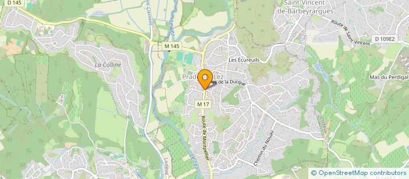 localisation de l'entreprise MONSIEUR GILLES ALBERGHI  PRADES-LE-LEZ