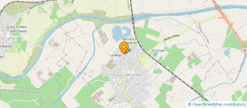 localisation de l'entreprise MONSIEUR GILLES ALBERTY  PALAU-DEL-VIDRE