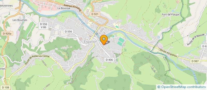 localisation de l'entreprise MONSIEUR GILLES ALBESPY  ESPALION