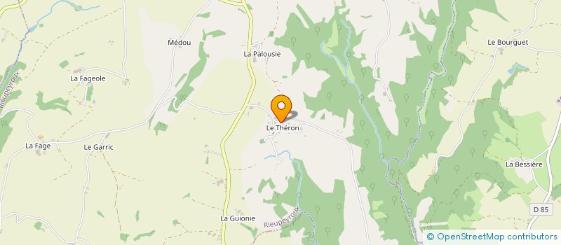 localisation de l'entreprise MONSIEUR GILLES ALEXANDRE à RIEUPEYROUX