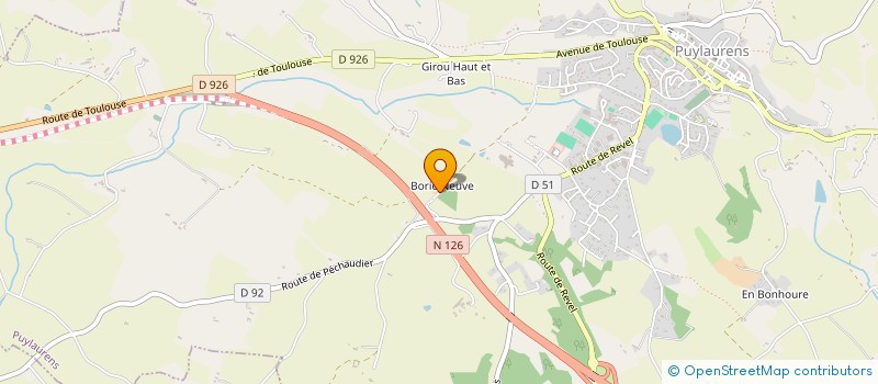 localisation de l'entreprise MONSIEUR GILLES ALGANS  SOUAL