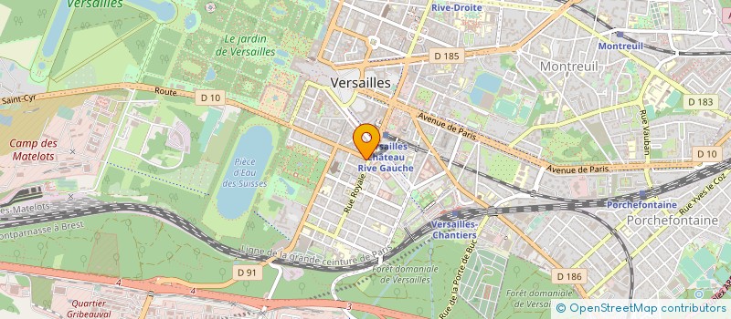 localisation de l'entreprise MONSIEUR GILLES ALLEAU à VERSAILLES
