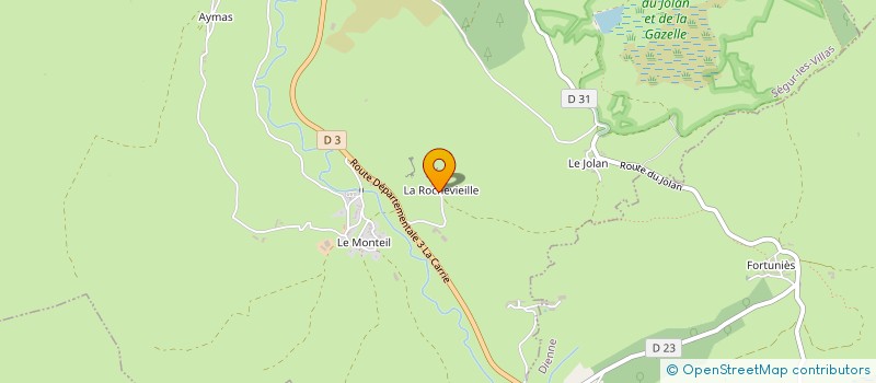 localisation de l'entreprise MONSIEUR GILLES AMAT à SEGUR-LES-VILLAS