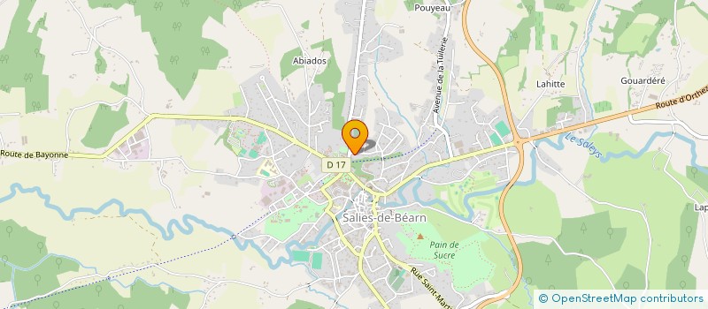 localisation de l'entreprise MONSIEUR GILLES AMSELLEM à SALIES-DE-BEARN