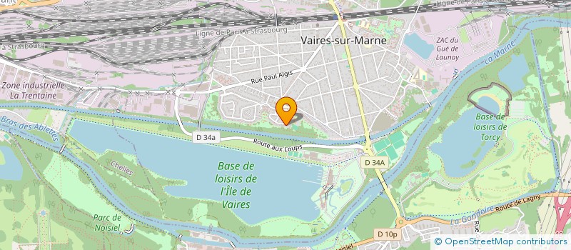 localisation de l'entreprise MONSIEUR GILLES AMYOT  VAIRES-SUR-MARNE