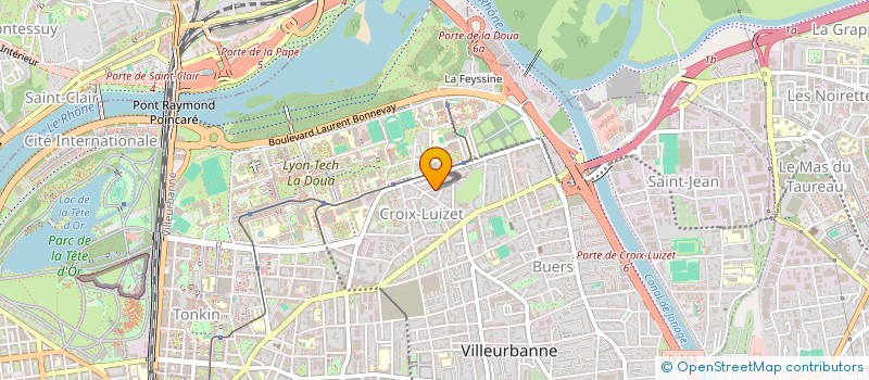 localisation de l'entreprise MONSIEUR GILLES ANDREA  VILLEURBANNE