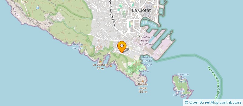 localisation de l'entreprise MONSIEUR GILLES ANDREAULT à LA CIOTAT