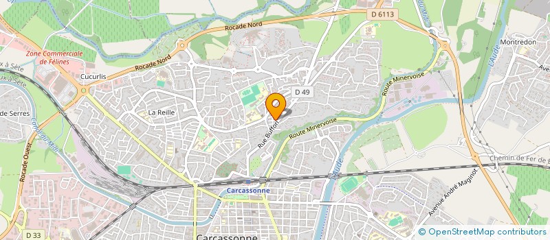 localisation de l'entreprise MONSIEUR GILLES ARCENS  CARCASSONNE