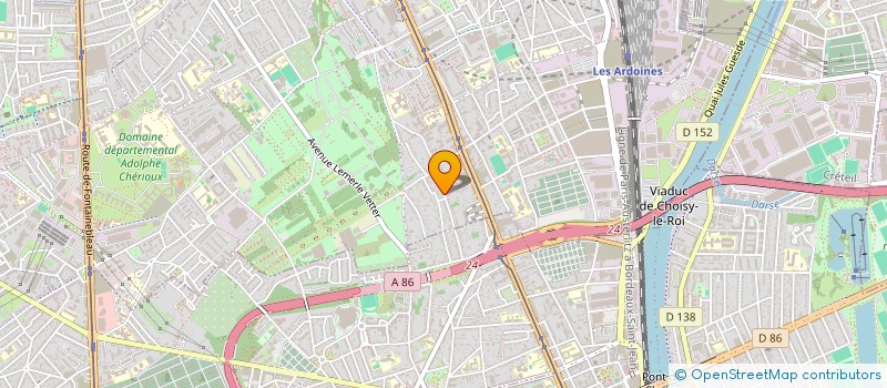 localisation de l'entreprise MONSIEUR GILLES ARMEL DAGBA  VITRY-SUR-SEINE