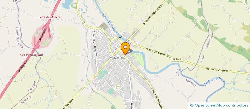 localisation de l'entreprise MONSIEUR GILLES ARMENGAUD à MAZERES