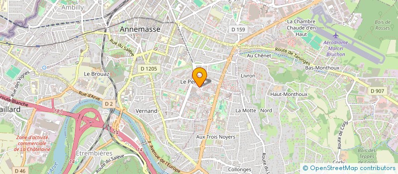 localisation de l'entreprise MONSIEUR GILLES ARNAL à ANNEMASSE