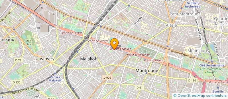 localisation de l'entreprise MONSIEUR GILLES ARROUAS à MALAKOFF