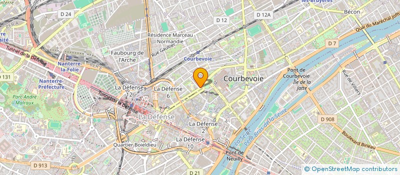 localisation de l'entreprise MONSIEUR GILLES ARTAUD à COURBEVOIE