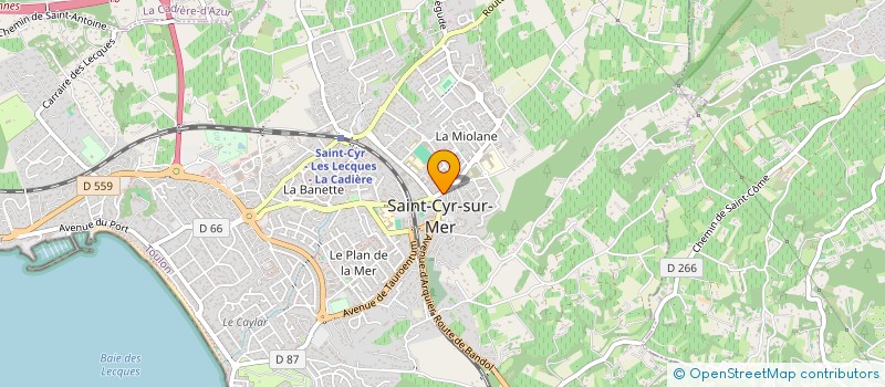 localisation de l'entreprise MONSIEUR GILLES ASSANTE à SAINT-CYR-SUR-MER