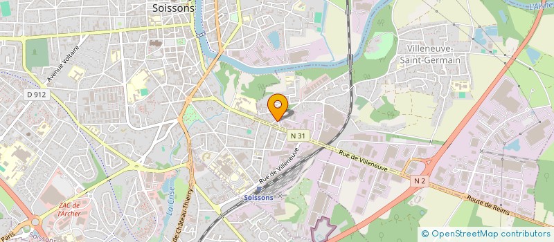 localisation de l'entreprise MONSIEUR GILLES ASSELIN  VILLENEUVE-SAINT-GERMAIN