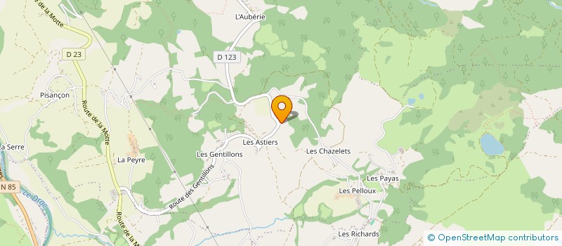 localisation de l'entreprise MONSIEUR GILLES ATHENOUR  SAINT-BONNET-EN-CHAMPSAUR