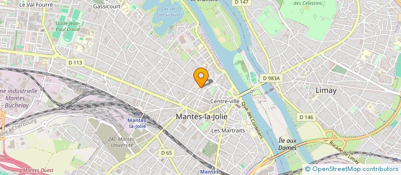 localisation de l'entreprise MONSIEUR GILLES AUBERT à MANTES-LA-JOLIE