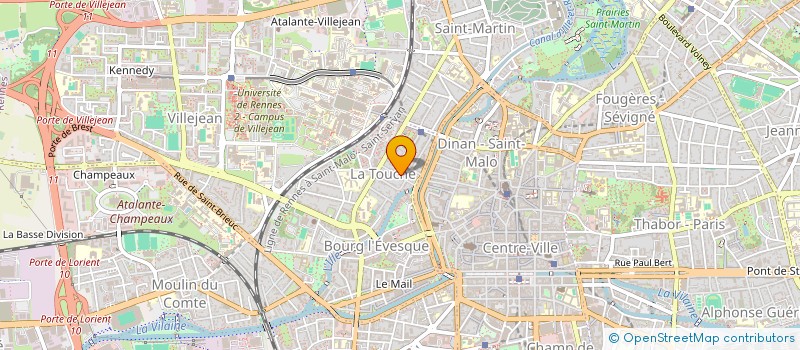 localisation de l'entreprise MONSIEUR GILLES AUBREE  RENNES