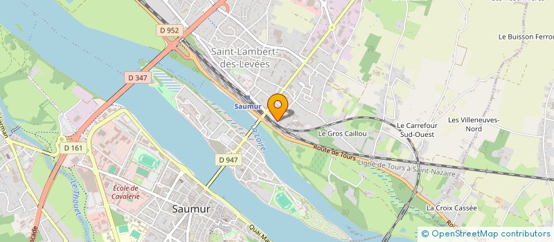 localisation de l'entreprise MONSIEUR GILLES AUBRY  SAUMUR