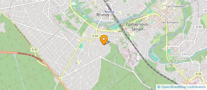 localisation de l'entreprise MONSIEUR GILLES AUROUX à BRUNOY