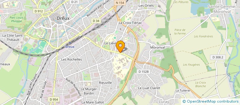 localisation de l'entreprise MONSIEUR GILLES AUVRAY à DREUX