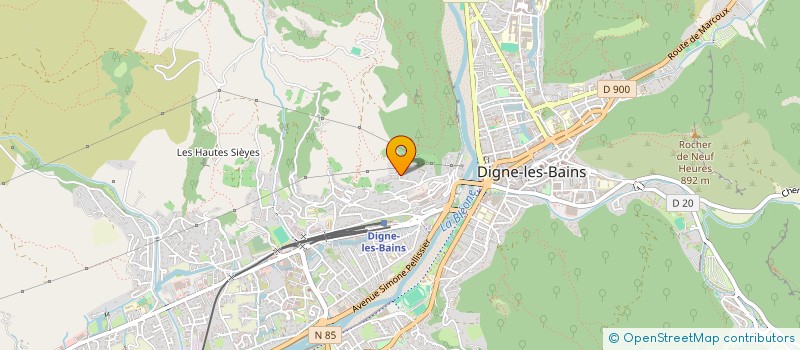 localisation de l'entreprise MONSIEUR GILLES AUZOLLE à DIGNE-LES-BAINS