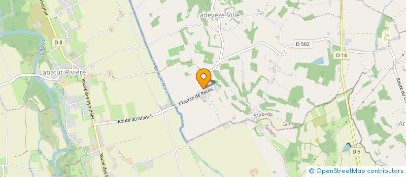 localisation de l'entreprise MONSIEUR GILLES AYLIES à LADEVEZE-RIVIERE