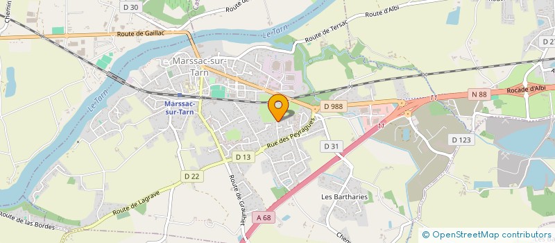 localisation de l'entreprise MONSIEUR GILLES AZZARO à MARSSAC-SUR-TARN