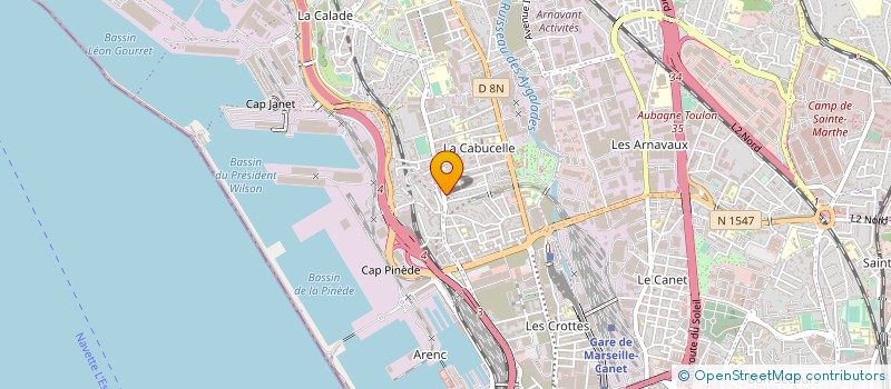 localisation de l'entreprise MONSIEUR GILLES BACCHIANI à MARSEILLE