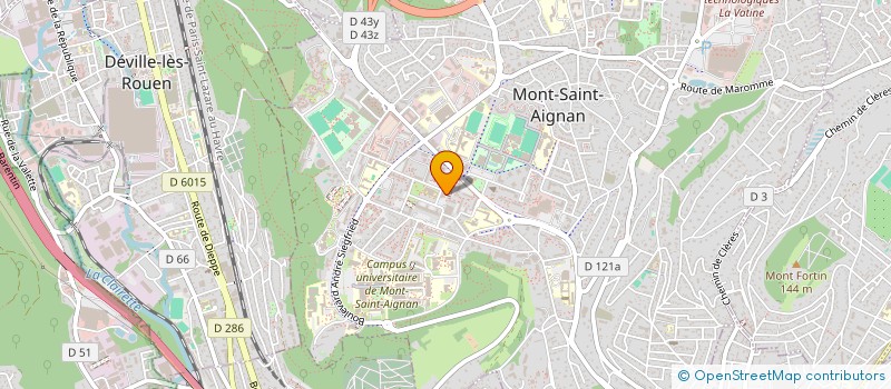 localisation de l'entreprise MONSIEUR GILLES BACHELAY  MONT-SAINT-AIGNAN