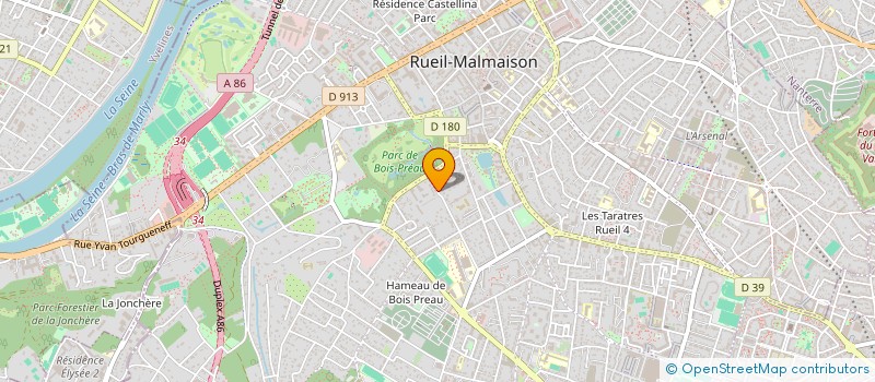localisation de l'entreprise MONSIEUR GILLES BACHELET à RUEIL-MALMAISON