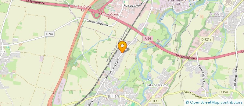 localisation de l'entreprise MONSIEUR GILLES BACHMANN  JUILLAN