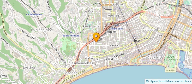 localisation de l'entreprise MONSIEUR GILLES BAINA à NICE