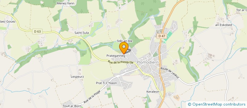 localisation de l'entreprise MONSIEUR GILLES BALANANT  PLOMODIERN