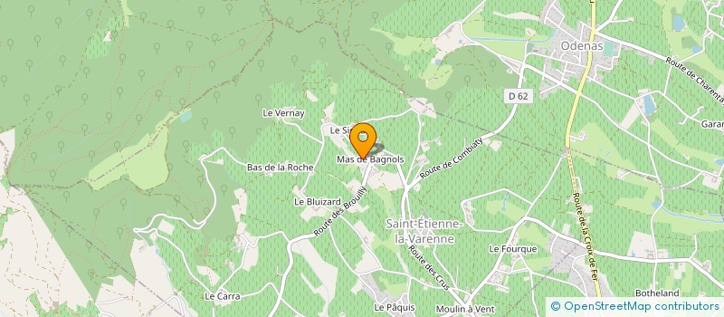 localisation de l'entreprise MONSIEUR GILLES BALANDRAS à SAINT-ETIENNE-LA-VARENNE