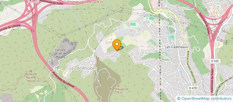 localisation de l'entreprise MONSIEUR GILLES BALDACCINI à LES PENNES-MIRABEAU