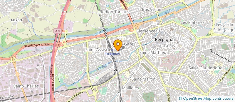 localisation de l'entreprise MONSIEUR GILLES BARATOUX  PERPIGNAN