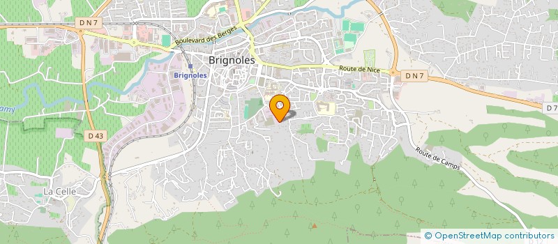 localisation de l'entreprise MONSIEUR GILLES BARBIER  BRIGNOLES