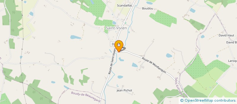 localisation de l'entreprise MONSIEUR GILLES BARDELET  SAINT-EUTROPE-DE-BORN