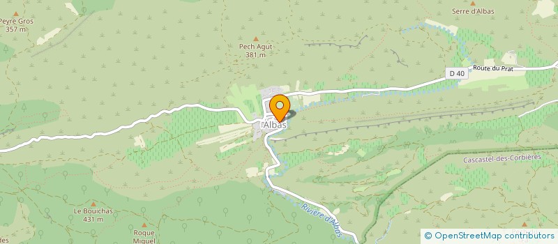 localisation de l'entreprise MONSIEUR GILLES BARDOU  ALBAS